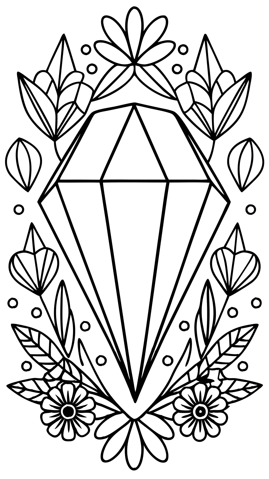 gem coloring pages